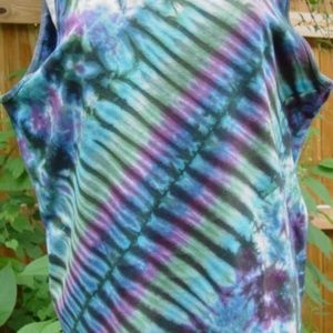 Tie Dye Tank Top Large Size